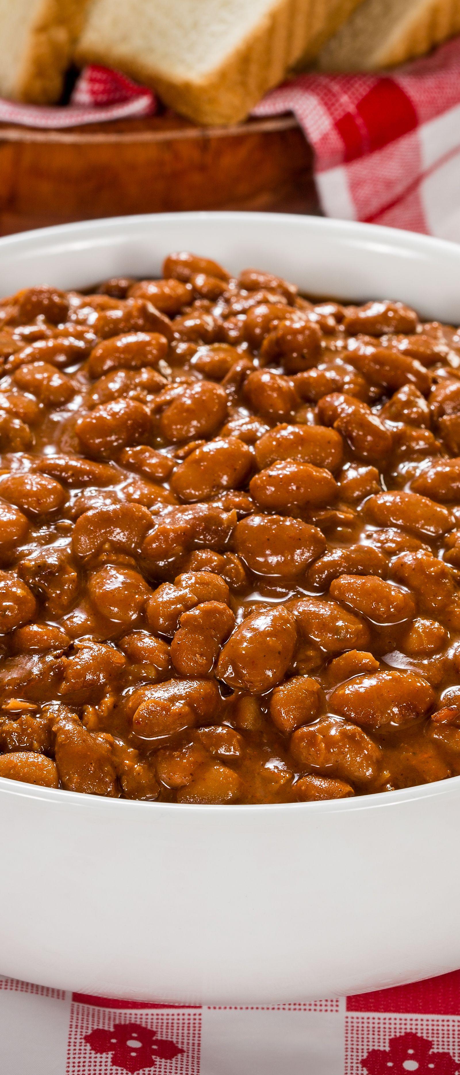Pit Beans — Smoked, hot off the pit